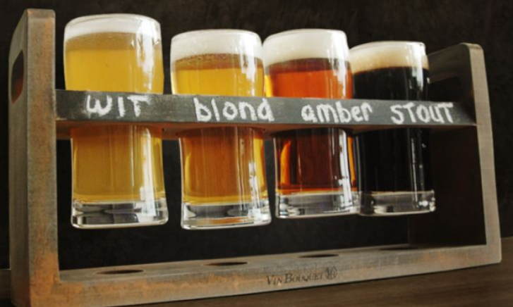 Beer Tasting set met proefplankje